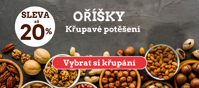 Ořechy 20%