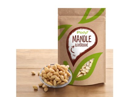 mandle blanšírované 1