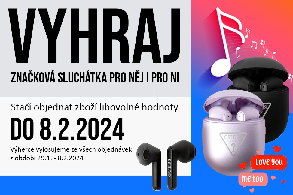 Valentýnská soutěž o sluchátka GUESS