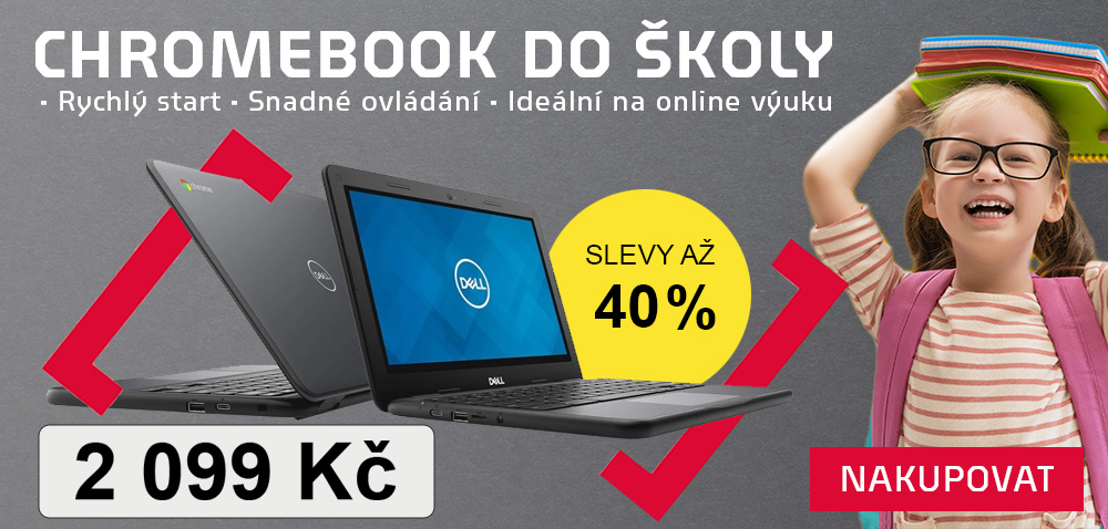Notebook Chromebook se slevou a dárkem