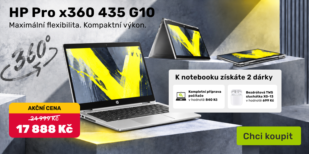 HP Pro x360 s dárky zdarma