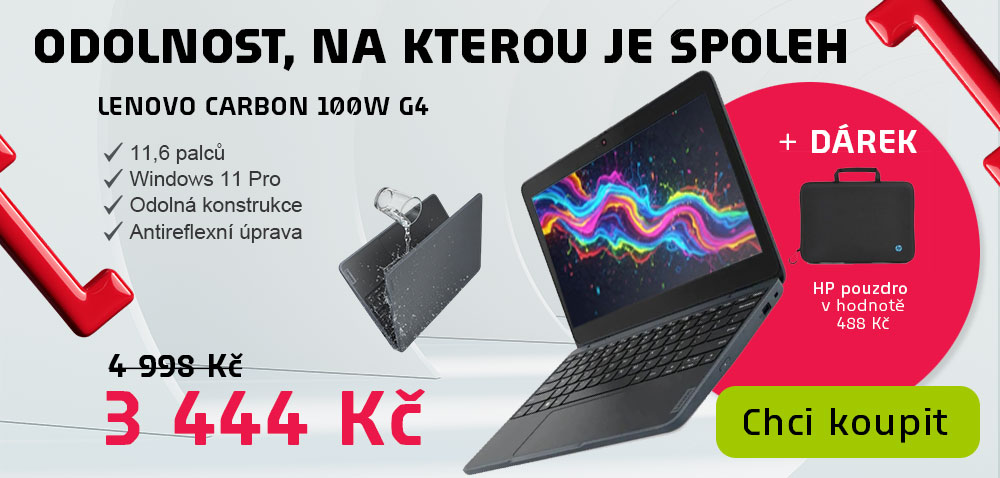 Lenovo notebook s dárkem