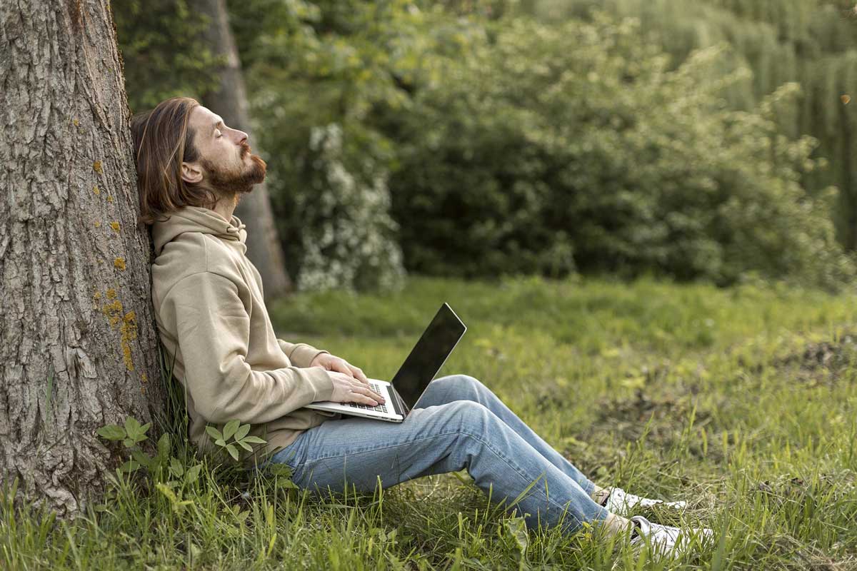 Repasovaný notebook pro udržitelnost
