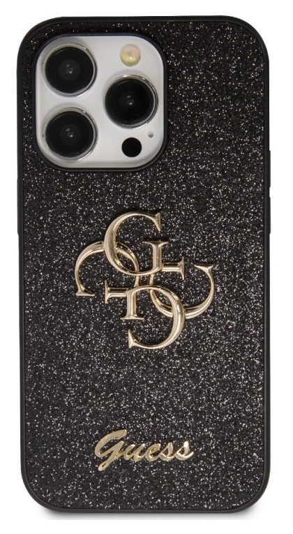 Shop CG Mobile Guess Fixed Glitter Case with Big 4G Logo