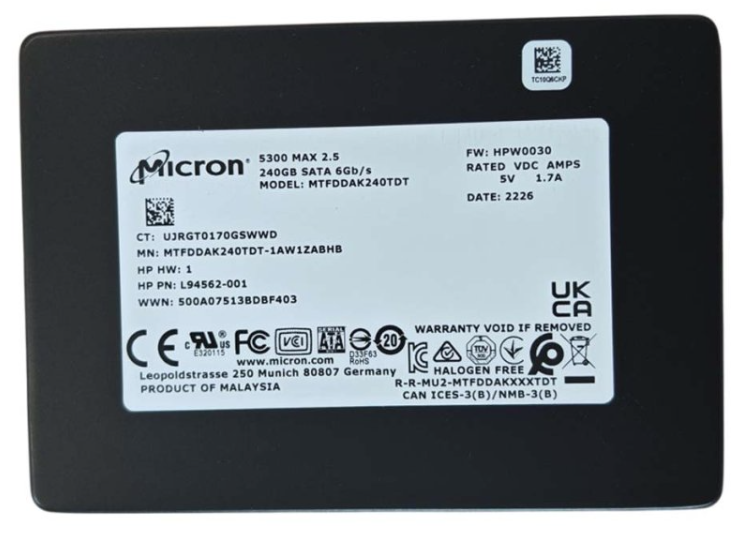 Micron 5300 Max 240GB 2,5 SATA SSD