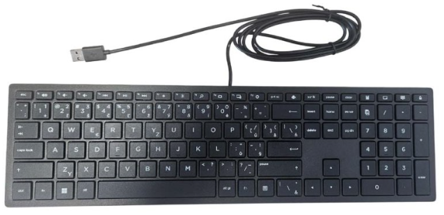 HP Pavilion 300 drátová klávesnice SK černá