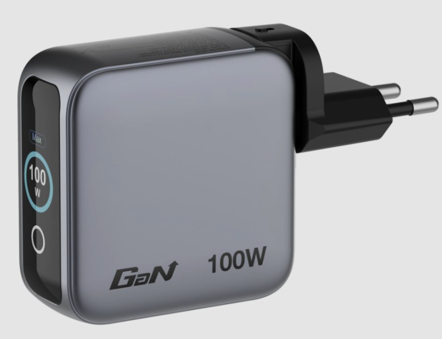Verbatim GaN 100W nabíječka s USB-C a USB-A porty