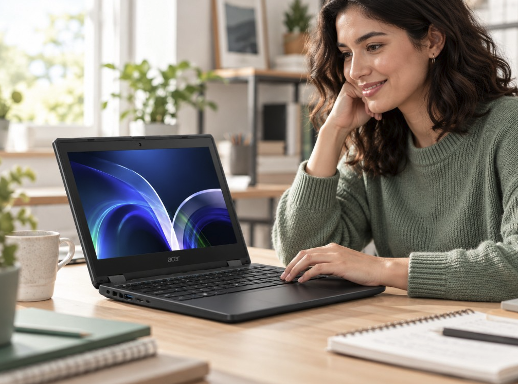 Acer TravelMate Spin B311RN-32 při každodenním používání