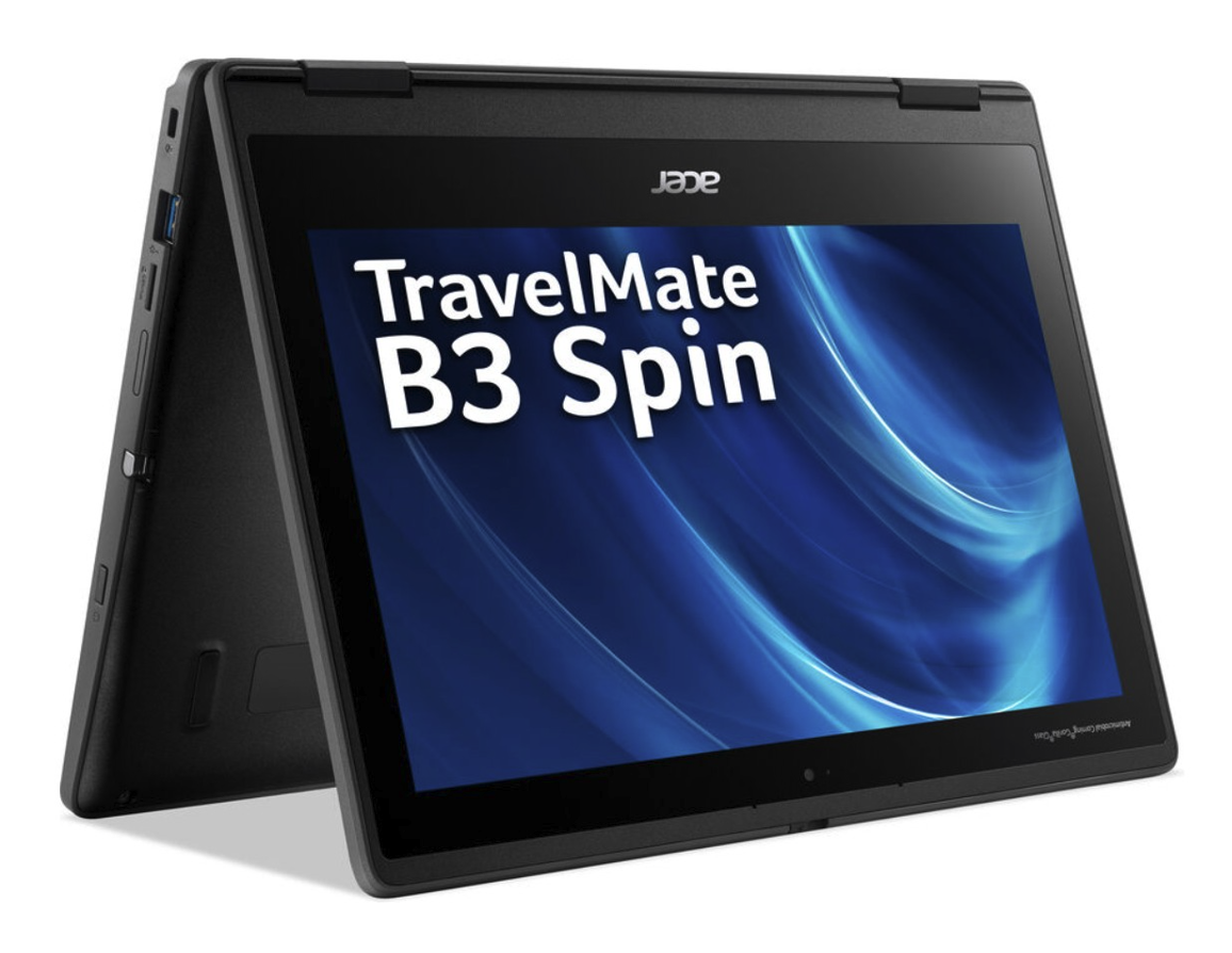 Acer TravelMate Spin B311RN-32 v režimu stojánku