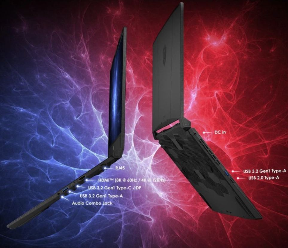 Herní design MSI Katana 15 B13VFK