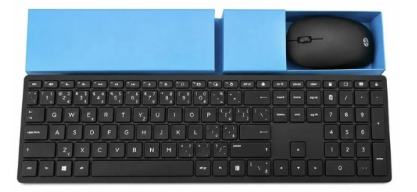 HP Pavilion 400 klávesnice s myší – černá