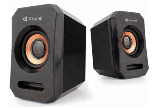 Kisonli L-4040 reproduktory AUX 2x3W – černé