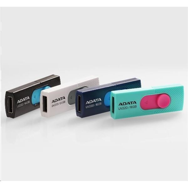 ADATA Flash Disk 32GB UV220 - bílá/šedá