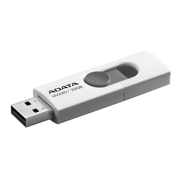 ADATA Flash Disk 32GB UV220 - bílá/šedá