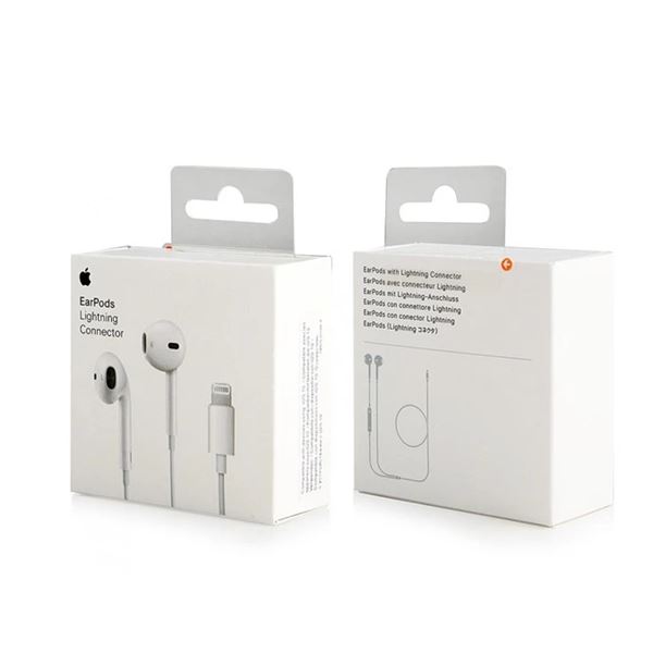 Apple EarPods Lightning sluchátka s mikrofonem - bílá