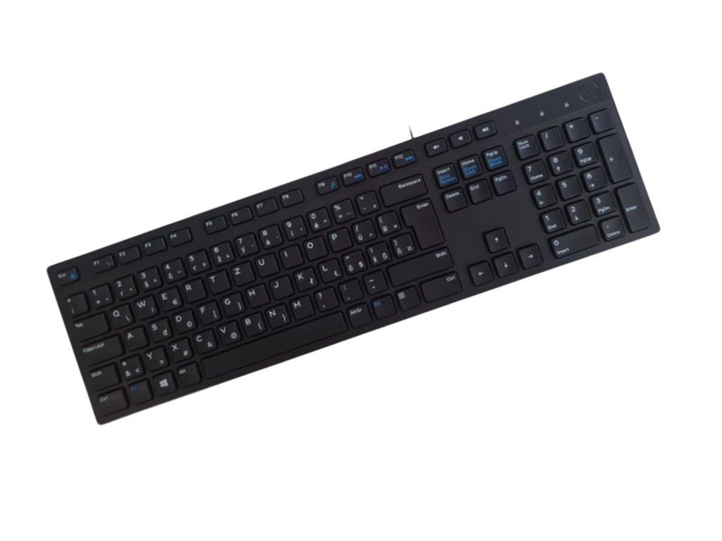 Dell KB216 CZ/SK – tichá drátová klávesnice s numerikou