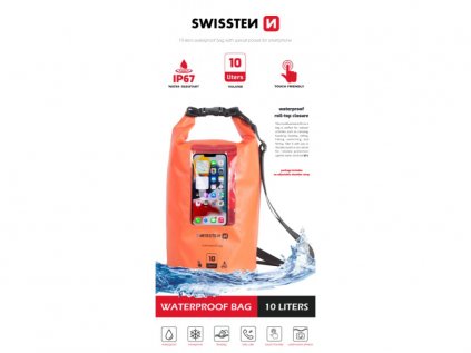 _Vodotesné Puzdro Swissten Waterproof Oranžové (10l).png