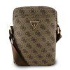 Guess PU 4G Triangle Logo Taška 8" Hnědá