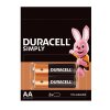 Duracell AA alkalické baterie LR6/MN1500, 1.5V - 2 ks