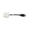 Amphenol DisplayPort na DVI kabel k adaptéru – černá