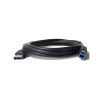 Hotron USB-A 3.0 na USB-B kabel 1,8 m – černá