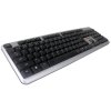C-TECH klávesnice KB-102 USB slim - stříbrná