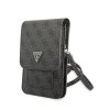 Guess PU 4G Triangle Logo Phone Bag Black