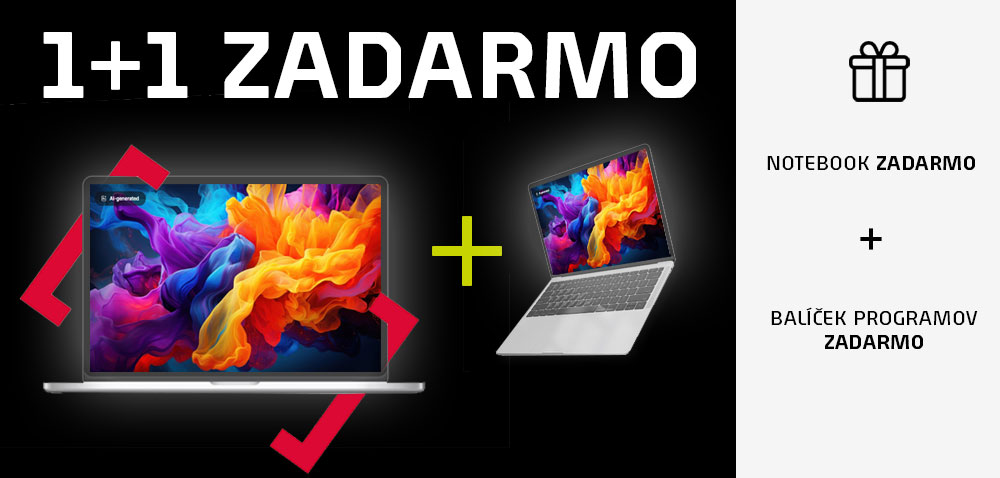 1+1 ZADARMO