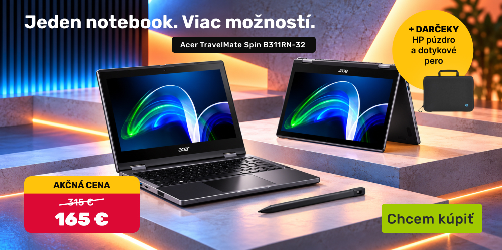 Acer TravelMate v akcii s darčekom