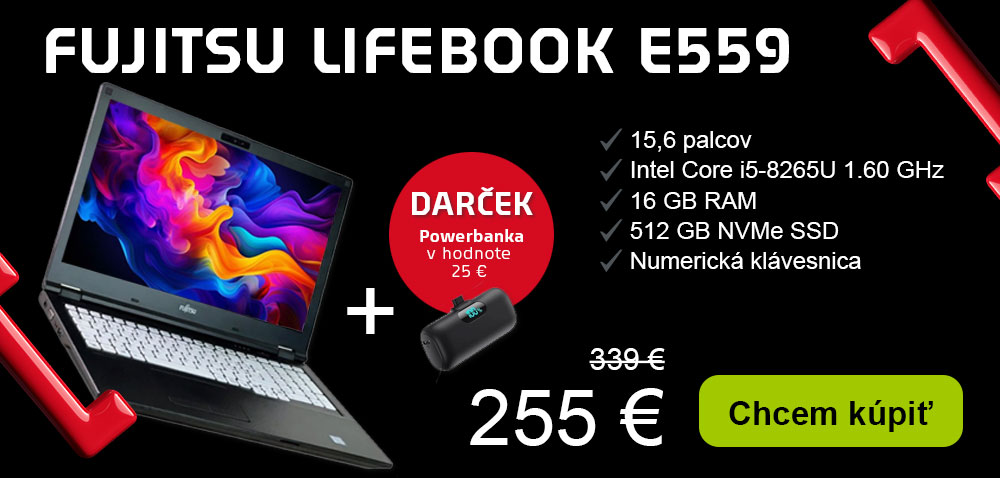 Fujitsku Lifebook - darčel
