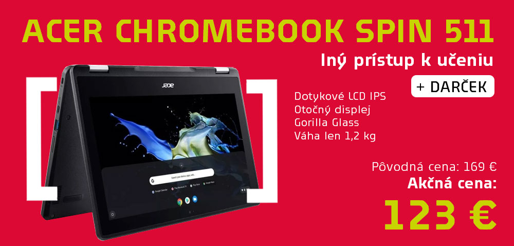 Acer Chromebook s dárkem