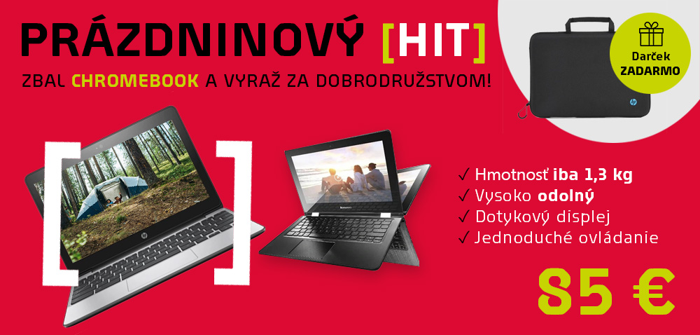 Chromebook na prázdniny