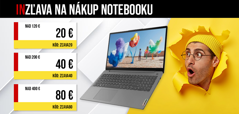 Zľava na notebook