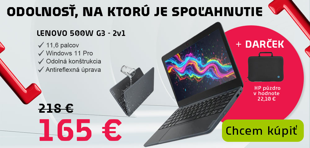 Notebook Lenovo s dárkem