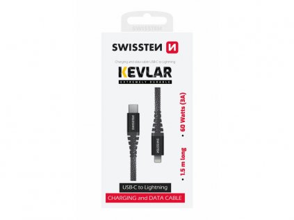 _Datový Kabel Swissten Kevlar USB-C - Lightning 1,5 M Antracit.jpg