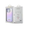 Guess PU Leather Iridescent Metal Script Zadní Kryt pro iPhone 15 Purple (4).jpg