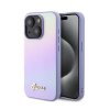 _Guess PU Leather Iridescent Metal Script Zadní Kryt pro iPhone 15 Purple (1).jpg