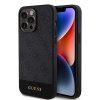 Guess PU 4G Stripe MagSafe Zadný Kryt pre iPhone 15 Pro Black