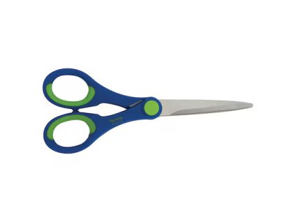 Nůžky Lyreco Premium, univerzální, 17 cm, modré
