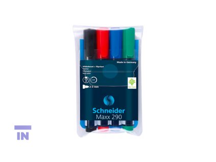 Popisovač Schneider Maxx 290 - sada 4 barev