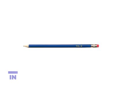 Tužka s gumou Lyreco, černá tuha, HB, 12 ks/balení