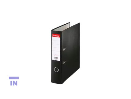 Pákový pořadač Esselte Economy, A4, šířka hřbetu 7,5 cm, černý