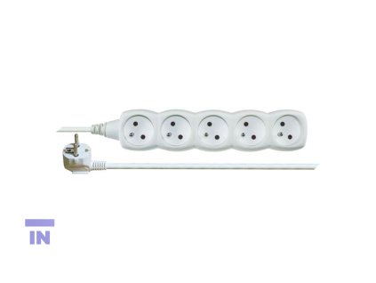 EMOS Přívod prodlužovací 3m 5zásuvka 250V/10A IP20 bílá