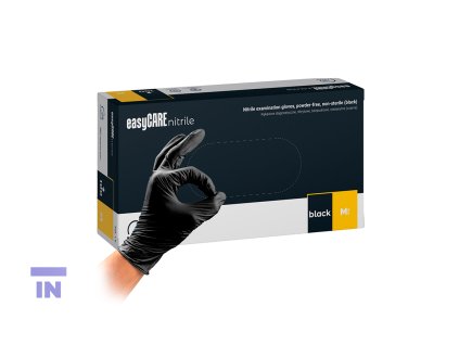 Rukavice nitrilové černé A'100 M