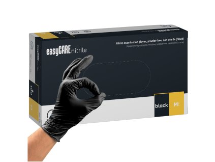 Rukavice nitrilové černé A'100 M