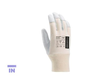 Kombinované rukavice Ardon® Mechanik, velikost 8, šedé, 12 párů