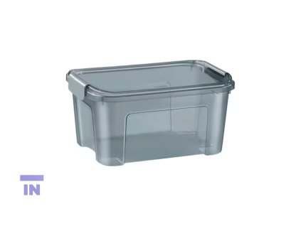Plastový úložný box Cep, 13 litrů, kouřově šedá