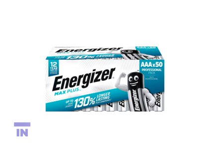 Baterie Energizer Max Plus AAA/LR03, alkalické, 50 kusů v balení