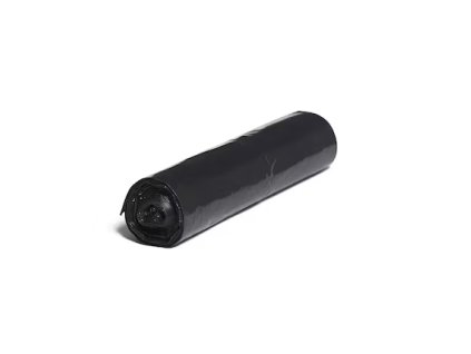 Pytle na odpad, LDPE igelit, 120 l, černé, 40 µm, 25 ks