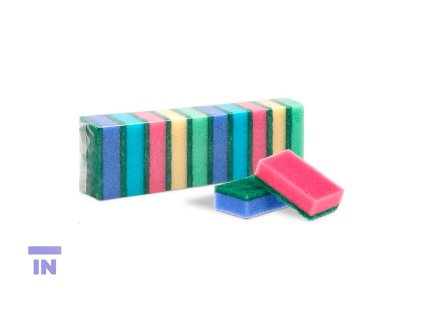 Houbička na nádobí 8x5x2,5cm,10 ks